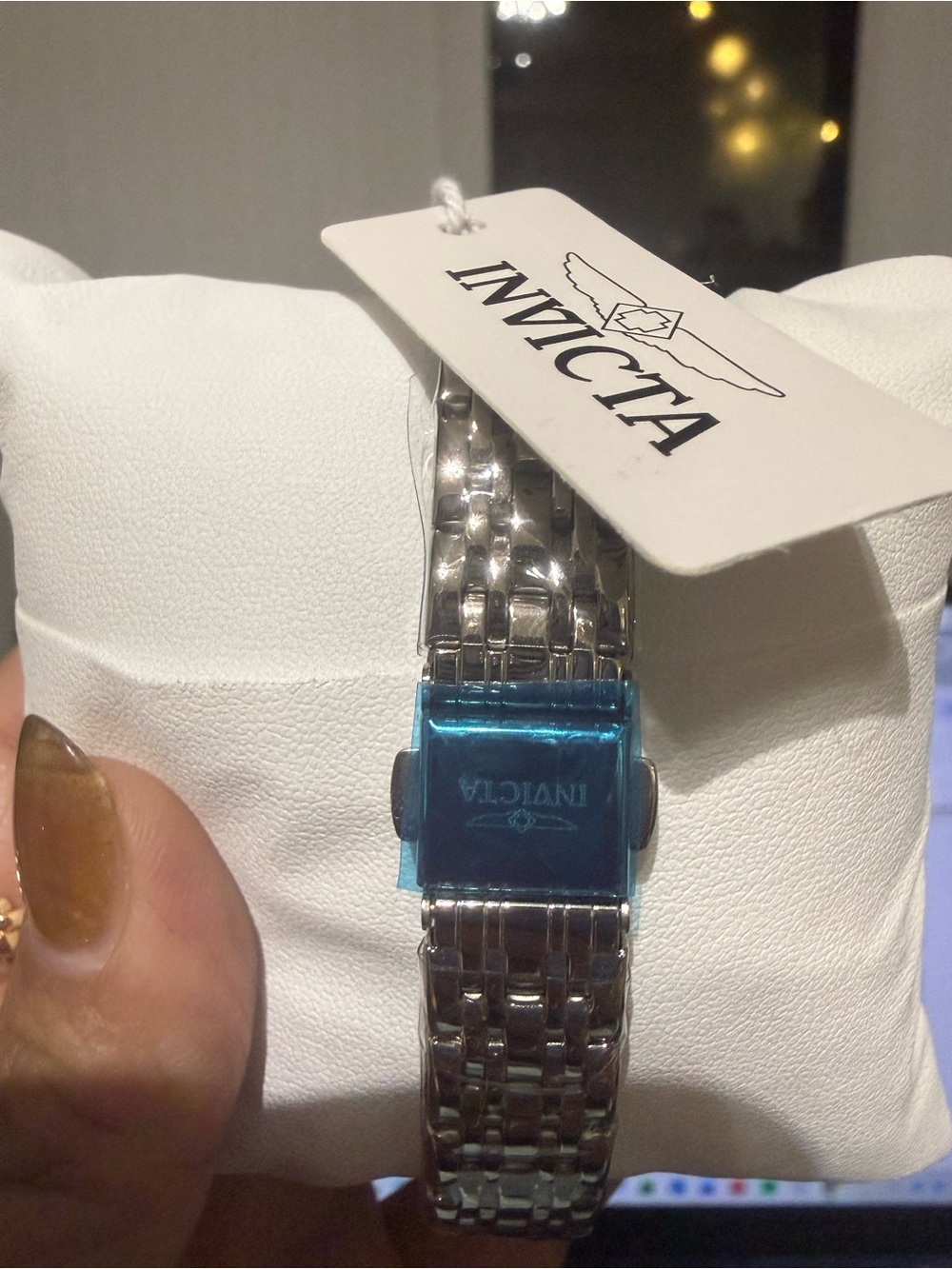 Invicta Celestial Women’s 30mm Watch Silver Blue Crystal Dial-NWT - Picture 3 of 5